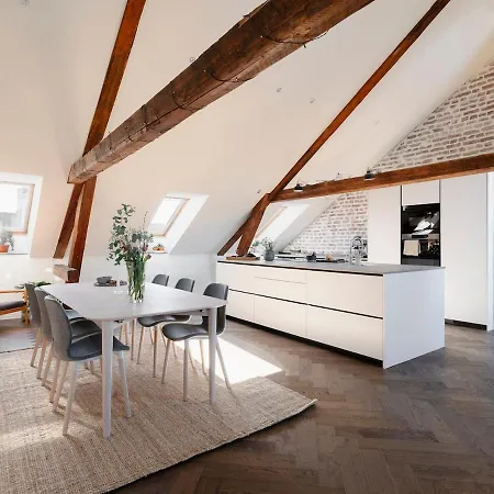 3Br Duplex Loft Balcony In Central Oslo