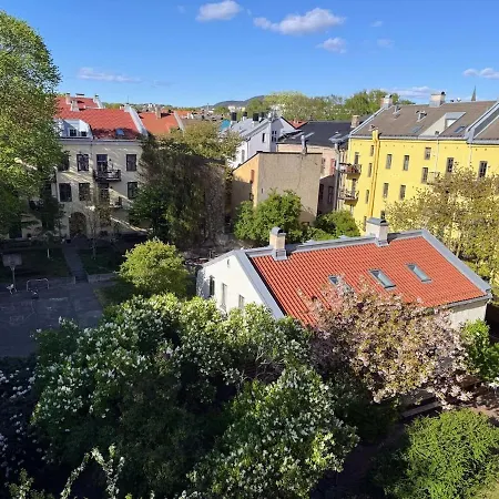 Apartment 3Br Duplex Loft Balcony In Central Oslo *